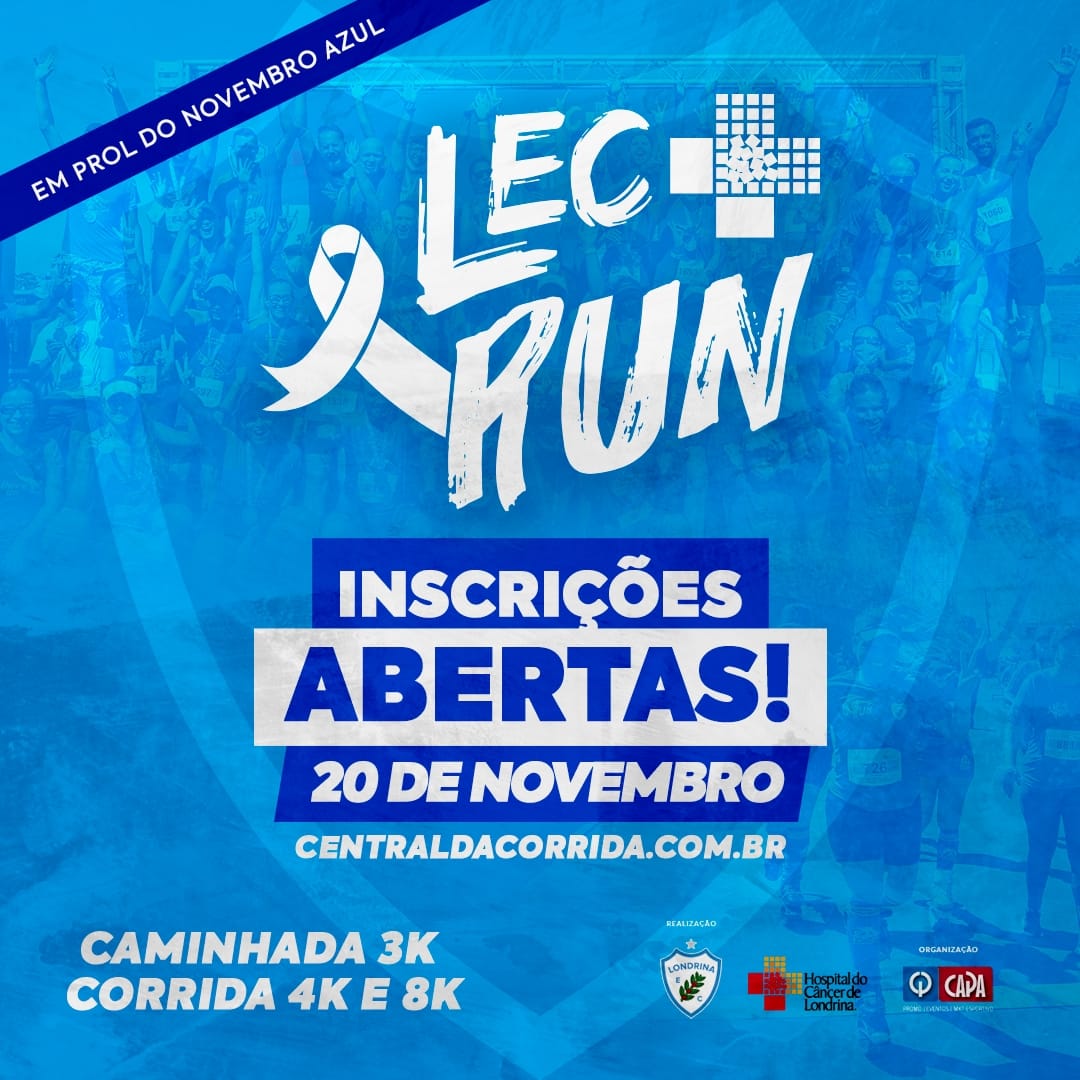 Vem aí, a LEC Run! Inscreva-se!